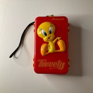 Tweety Craft Beads Tackle Box Double Sided 1996 vintage Loony Tunes